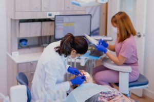 Dr. Charan Kahlon with Patient | Evershine Dental Care | Family & General Dentist | Walden Calgary